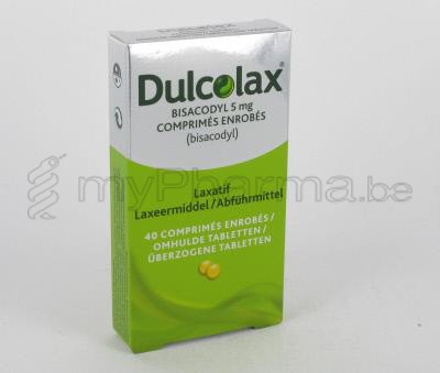 DULCOLAX BISACODYL 5 MG 40 TABL (geneesmiddel)