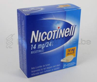 NICOTINELL TTS  14 MG  21 PLEISTERS  (geneesmiddel)