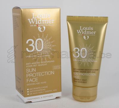 WIDMER SUN PROTECTION FACE 30+ ZONDER PARFUM 50 ML
