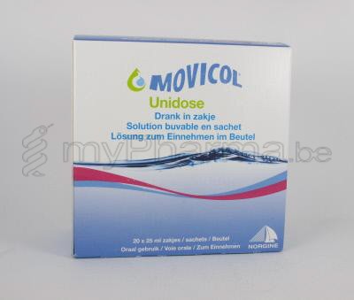 MOVICOL UNIDOSE 13,7G/25ML 20 ZAKJES                        (geneesmiddel)