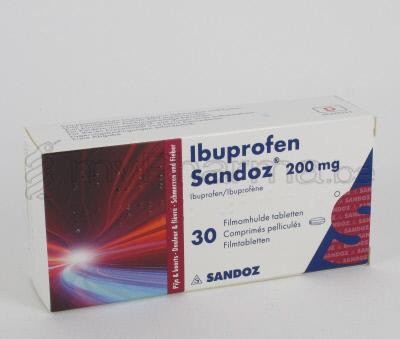 IBUPROFEN SANDOZ 200 MG  30 TABL       (geneesmiddel)