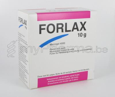 FORLAX 10 G 20 ZAKJES (geneesmiddel)