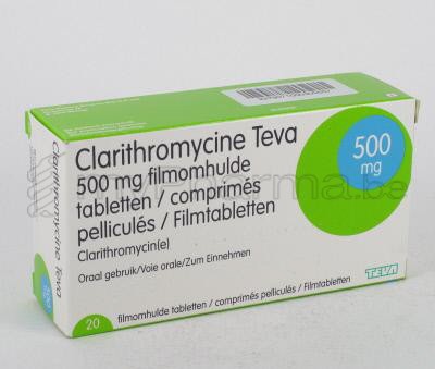 patois Information overfladisk Home > Zoek op actief bestanddeel - C - Clarithromycine - CLARITHROMYCINE TEVA  500 MG 20 TABL